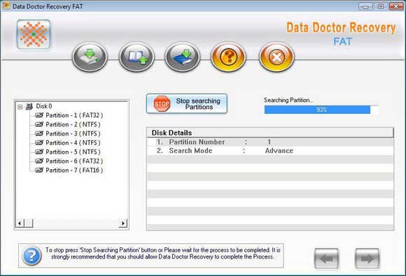 FAT deleted data recovery software restores all files from hard disk drive