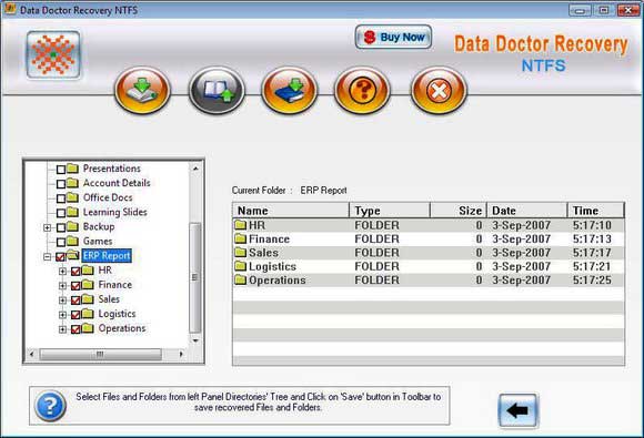 NTFS disk data recovery software salvage damaged boot records, undetected files