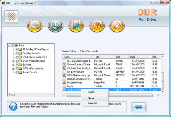 Recover Deleted Pen Drive Files 4.0.1.6 screenshot